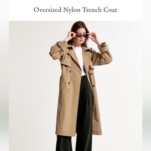 Abercrombie Oversized Trench Coat